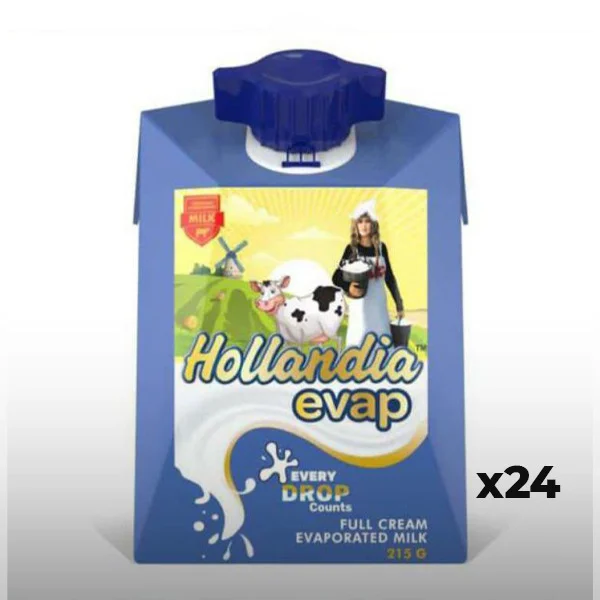 Hollandia Full Cream Evaporated Milk 215g x24