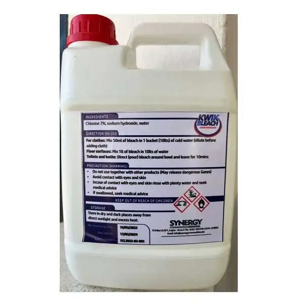 Synergy Kwik Bleach 5 litres