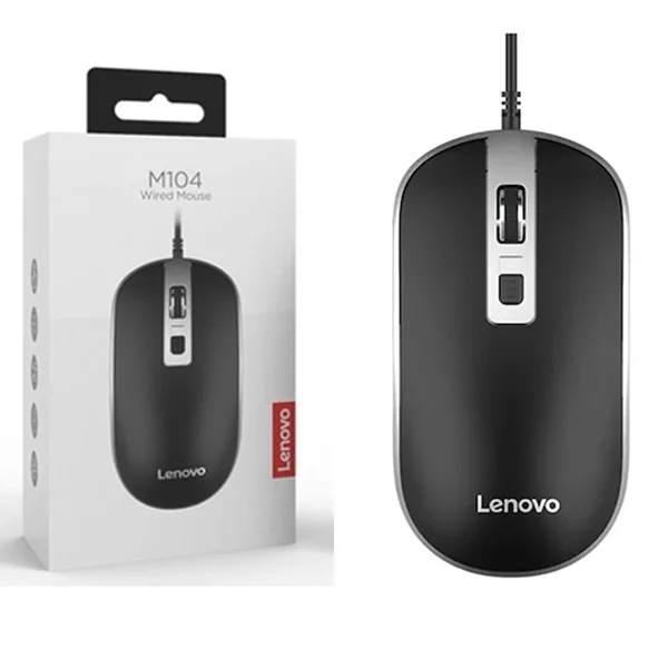 Lenovo M104 USB Wired Mouse