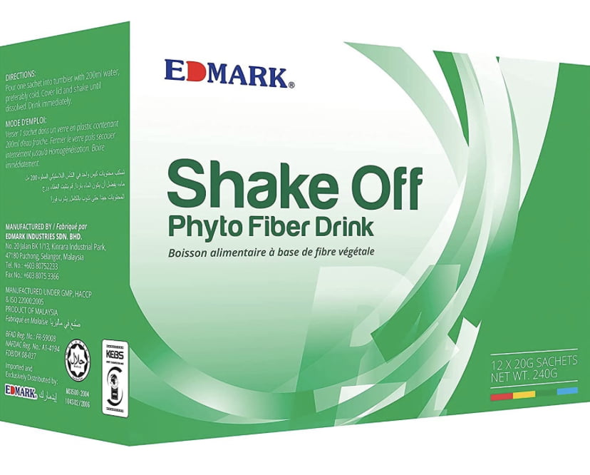 Edmark Shake Off Phyto Fiber Is A Superior Colon Cleansing Health Drink