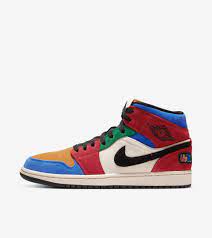 Air Jordan 1 Mid Blue The Great Fearless
