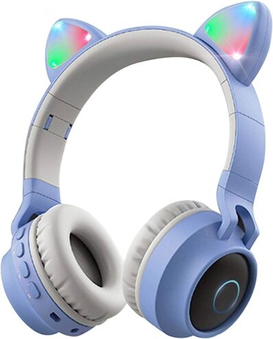 Fashionable cat ear Headset Bluetooth AUX FM