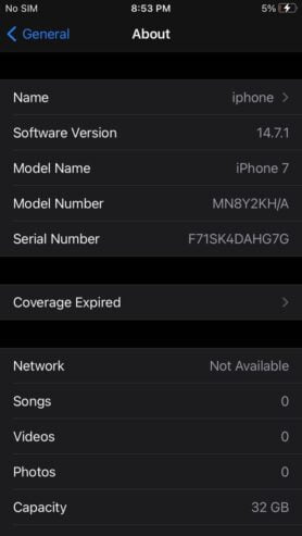 iPhone 7 32gig Used forsale