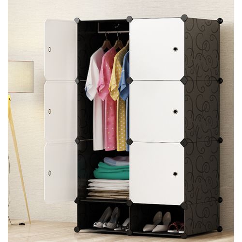 Plastic Wardrobe With Drawers And Shoe Rack