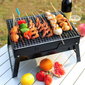 Portable-Stainless-Steel-Barbecue-Grill-Pits