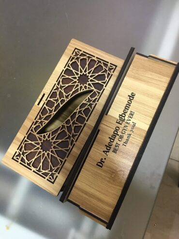 Bamboo Wooden Tissue Box