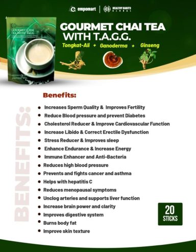 Gourmt Chai Tea with T.A.G.G.G