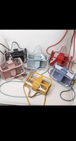 Ladies Transparent Hand bags Available