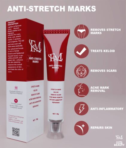 FM Anti-Stretch Marks Keloid and Scars Cream