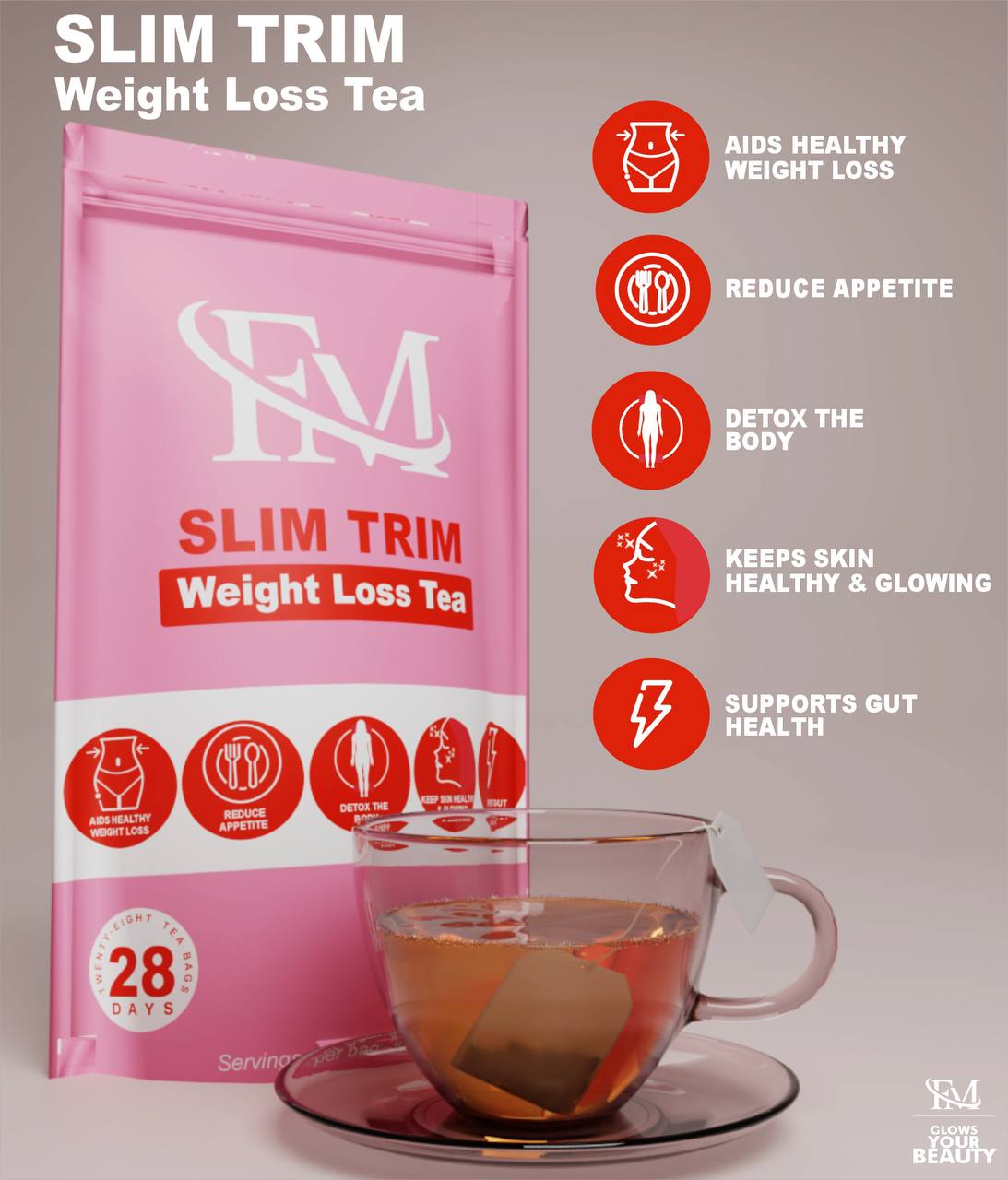 FM Slim Trim Weight Loss Tea