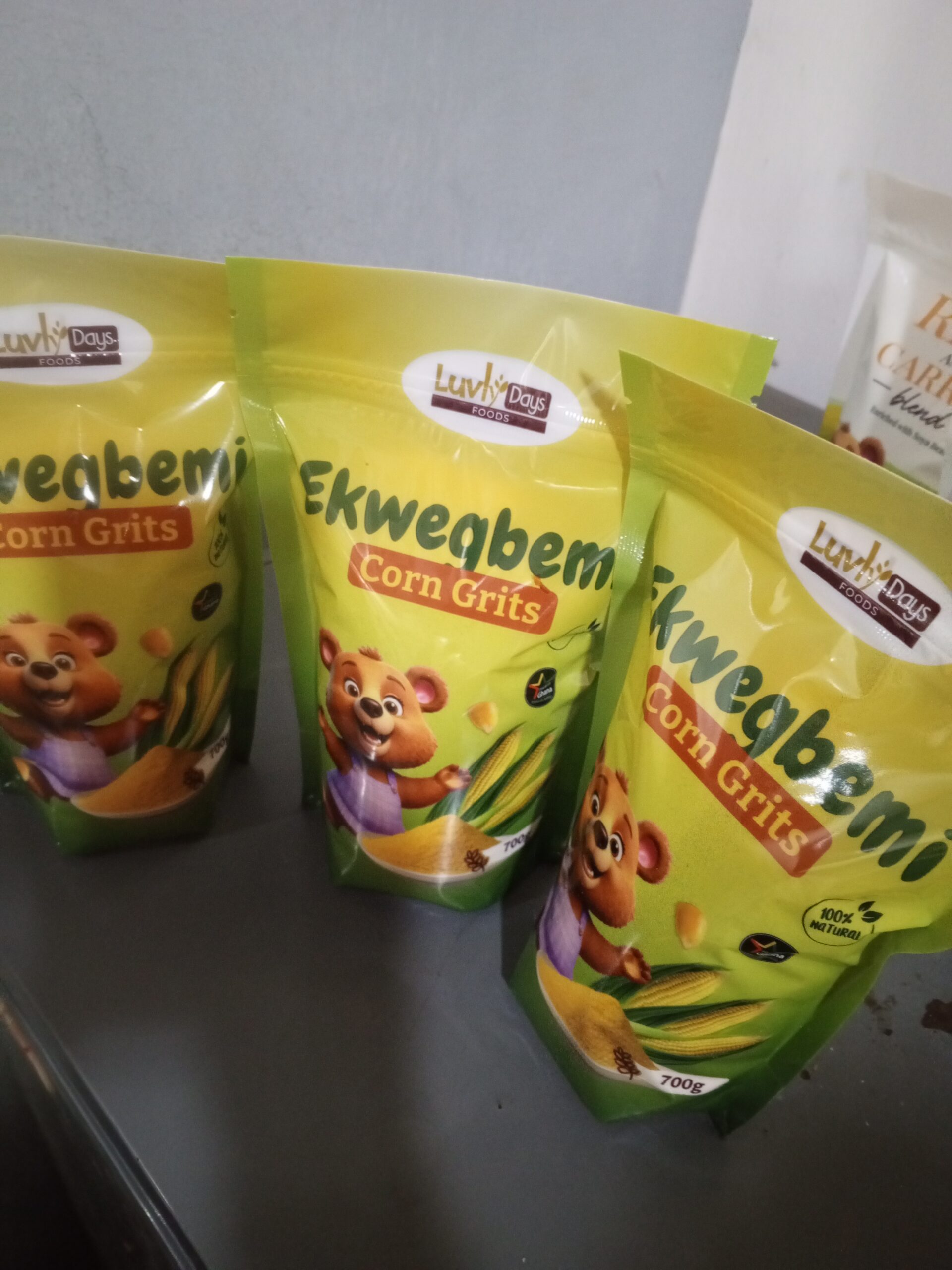 Luvly Day Foods Eweghemi Corn Grits Baby Cereal
