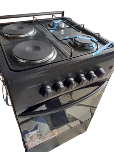 VOLCANO Electric and gas Cooker 2 Gas plus 2 Electric plates