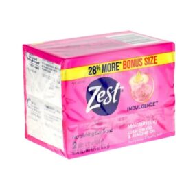 Zest-Indulgence-Moisturizing-Lush-Orchid-Almond-Oil-Bar-Soap-2-packs