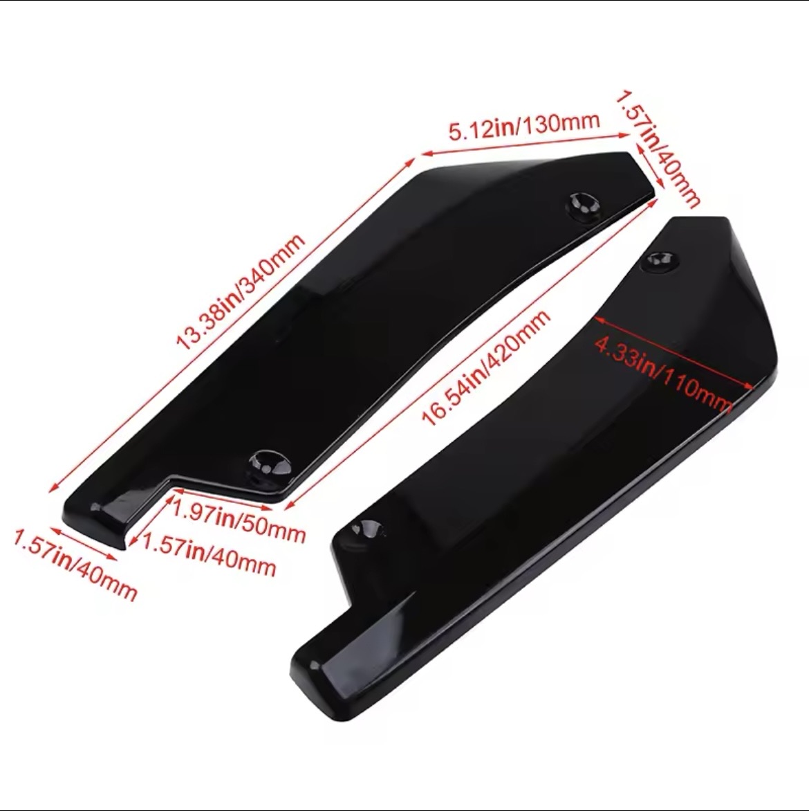 Brand new carbon fiber Rear bumper spoiler