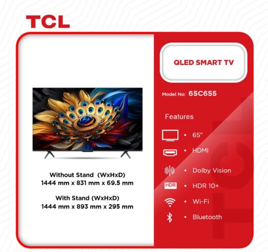 Tcl Qled Tv 65 Inches 65c655