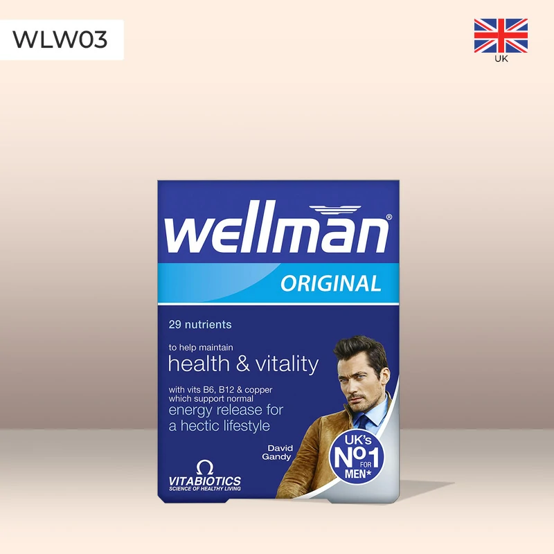 Wellman Original Multivitamin For Men 30 Tablets
