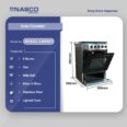 Nasco 4 Burner Gas Cooker Stainless Steel Nasgc Lme60i
