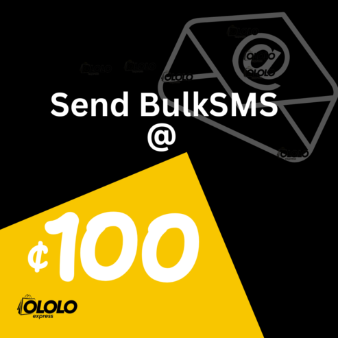 Send BulkSMS @ 100ghc on Ololo Express