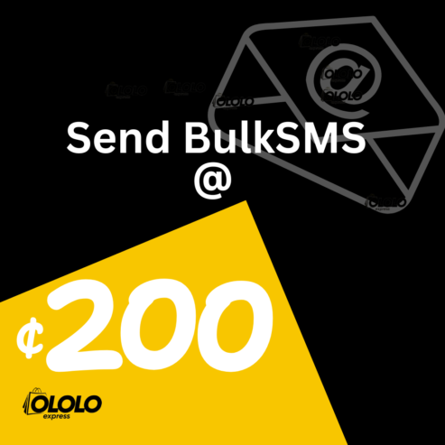 Send BulkSMS @ 200ghc on Ololo Express