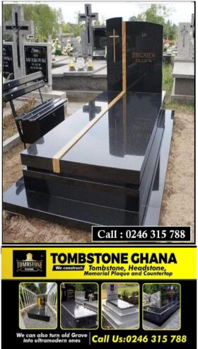 Customized Granite Tombstone in Ghana