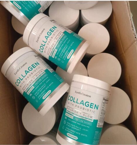 Earths Creation Hydrolyzed Collagen Peptides + Probiotics Unflavoured