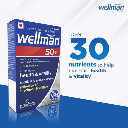 Wellman 50 plus 30 Capsules supplement