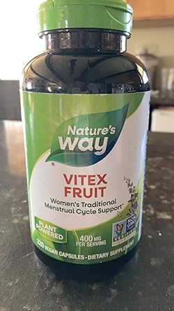 Nature’s Way Vitex Fruit Traditional Menstrual Cycle Support