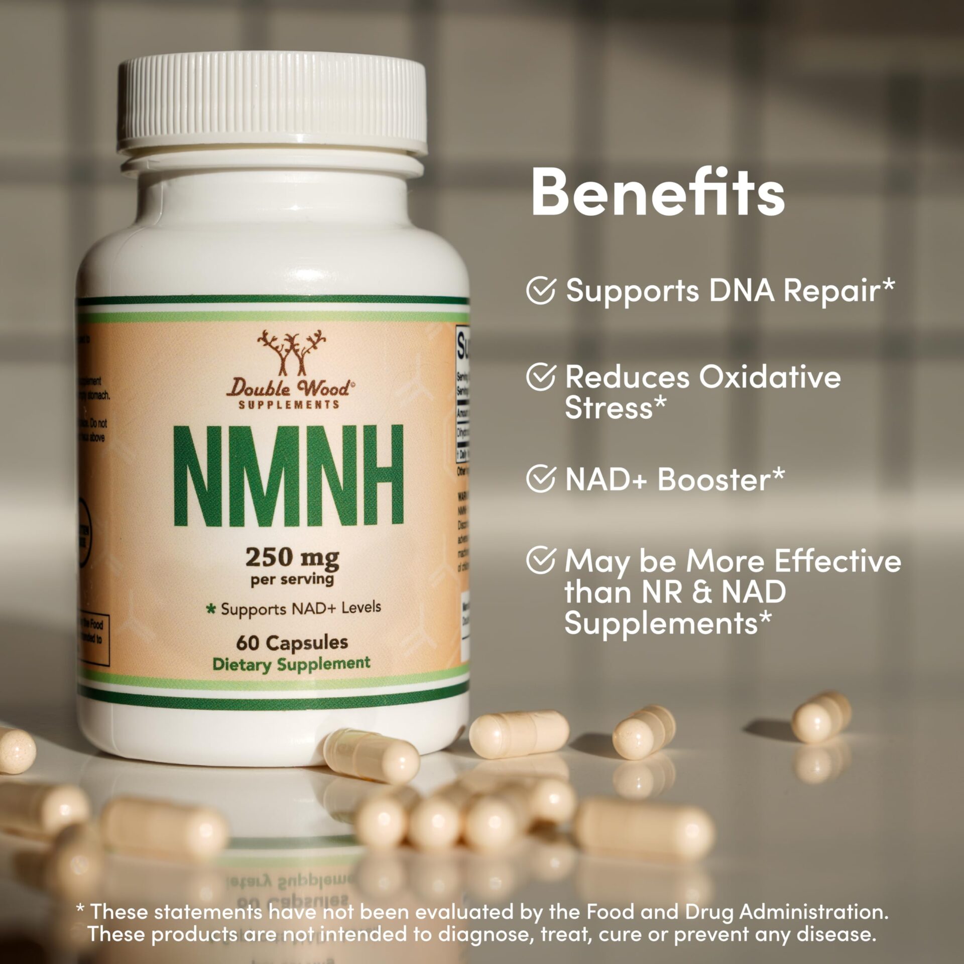 Double Wood NMNH Supplement 250mg in Ghana