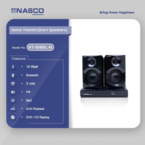 Nasco 10watt Short Speakers Home Theater Ht 506sl N in Ghana