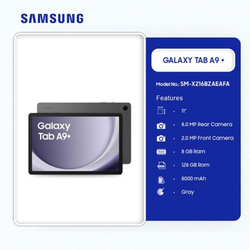 Samsung Galaxy Tab A9+ Gray 128GB 8GB Sm X216bzaeafa