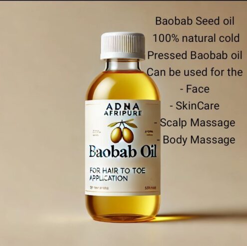 Natural Cold Pressed Baobab Oil