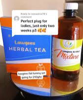 Lawgees Herbal Flat Tummy Tea And Mixture