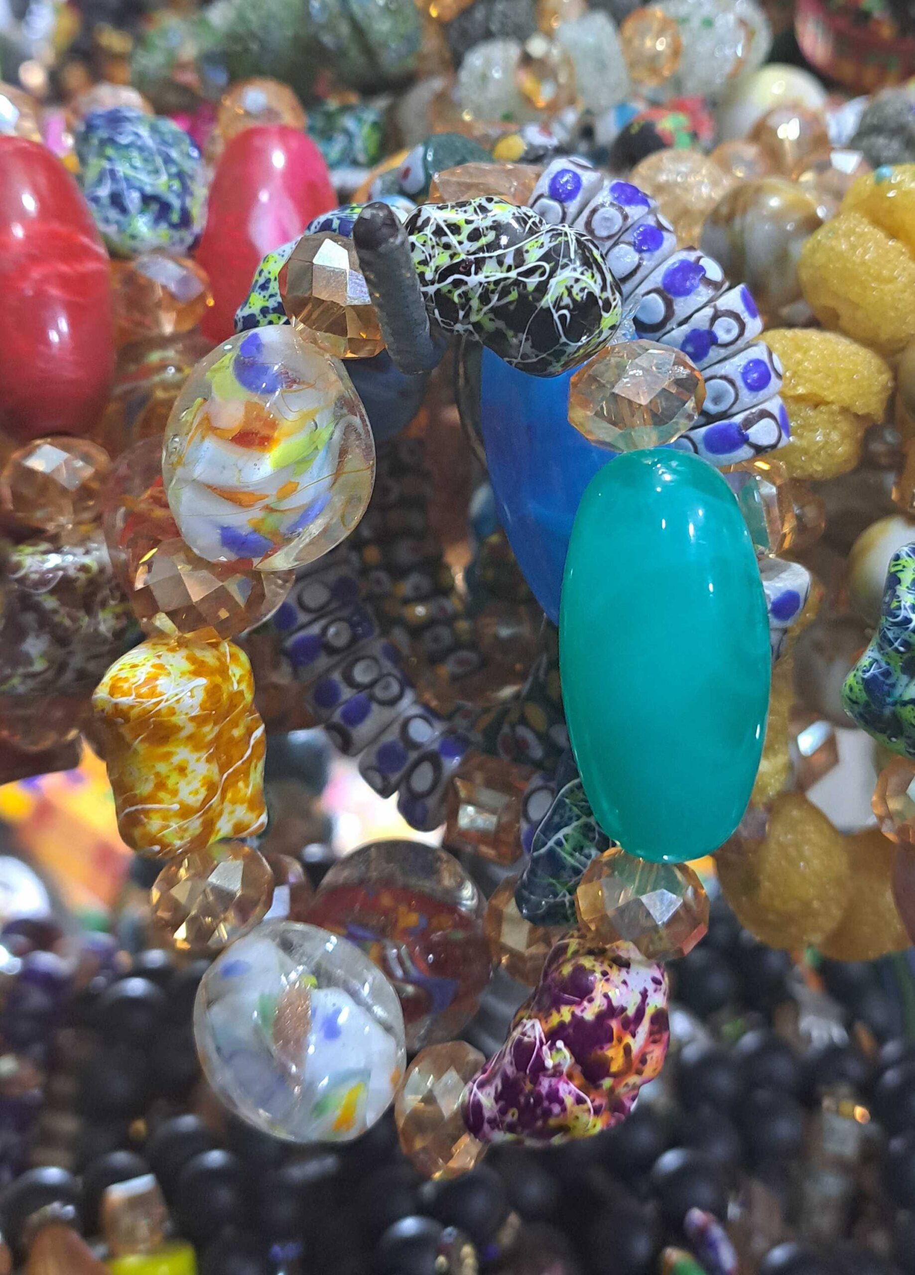 Ghanaian Multi-Colored Royal Wrist Beads – Handmade