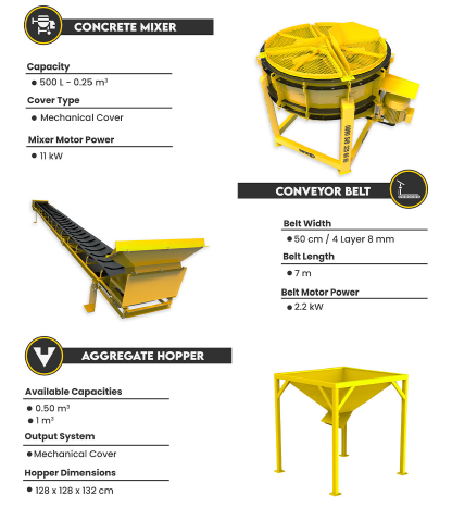 Semi Automatic Hollow Block & Paving Block Machine Variant 3.1