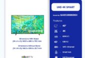 Samsung 43″ Crystal Uhd 4k Smart Tv Ua43cu8000uxgh
